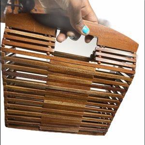 Wood Handbag Clutch Style